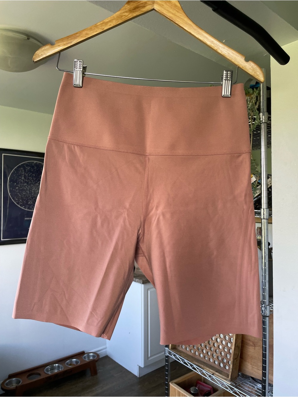 knix High-Rise Bike Shorts in Dusty Rose